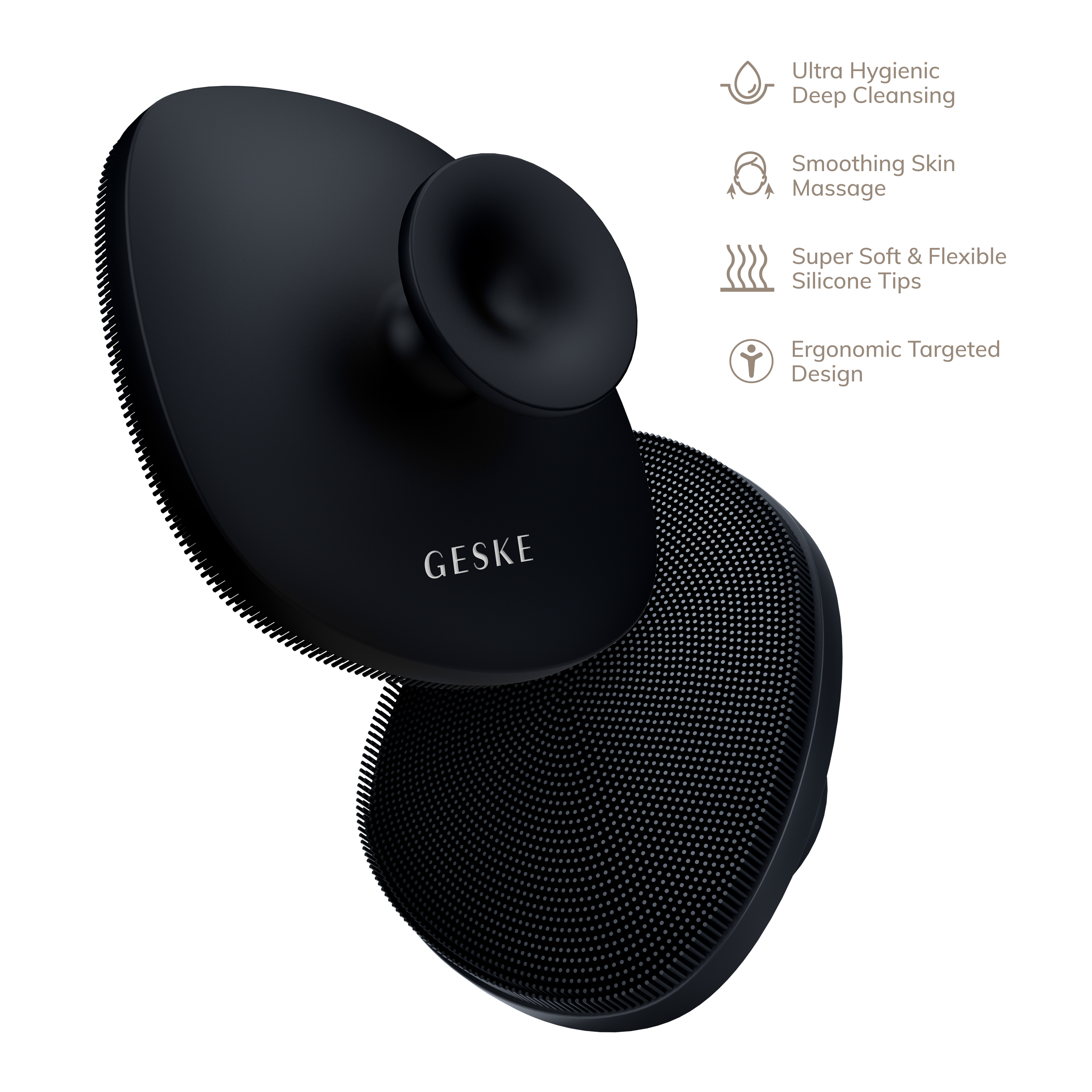 Geske Body Brush | 4 in 1 - Black