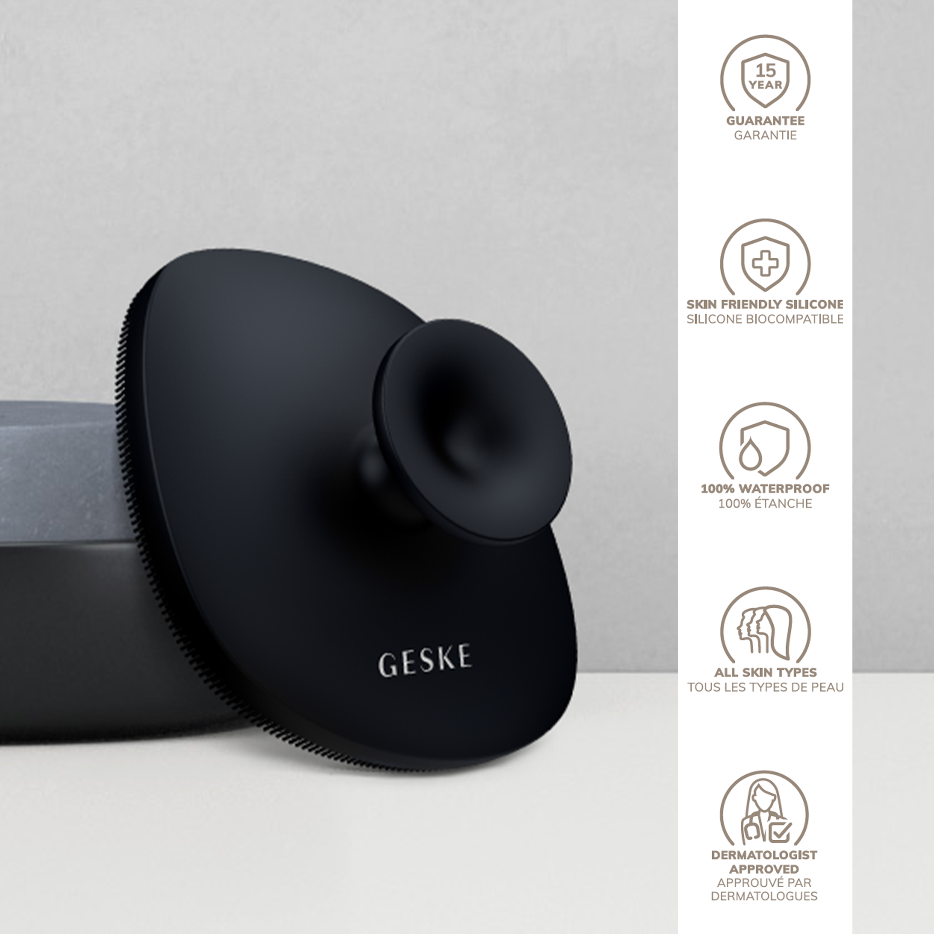Geske Body Brush | 4 in 1 - Black