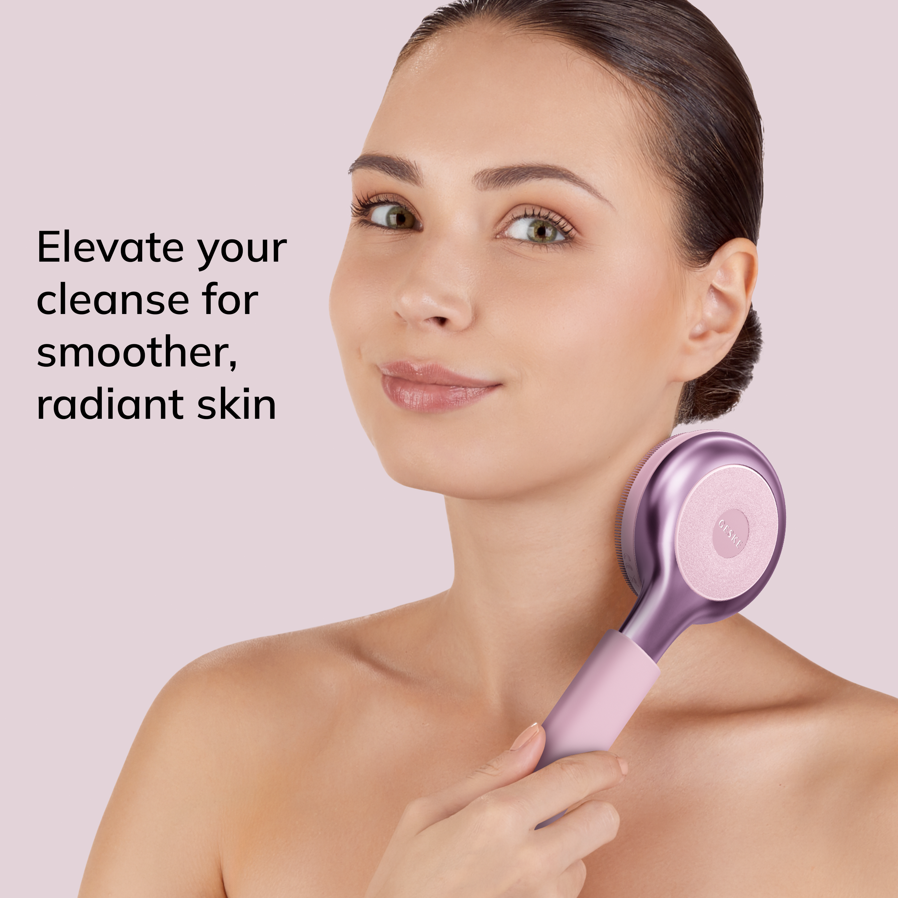 Geske Sonic Full-Body Brush & Intensive Exfoliator | 8 in 1 - Pink