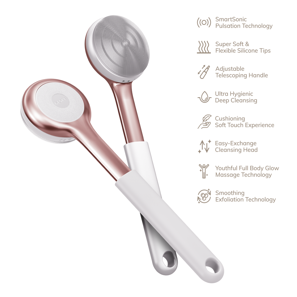 Geske Sonic Full-Body Brush & Intensive Exfoliator | 8 in 1 - Starlight
