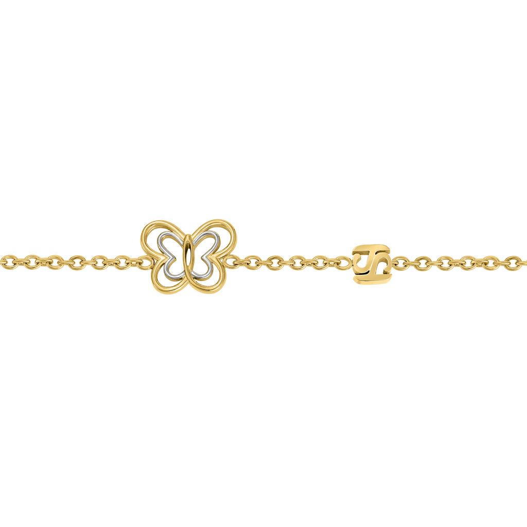 Saint Honoré Orsay Cut-Out Butterfly Gold-Plated Bracelet