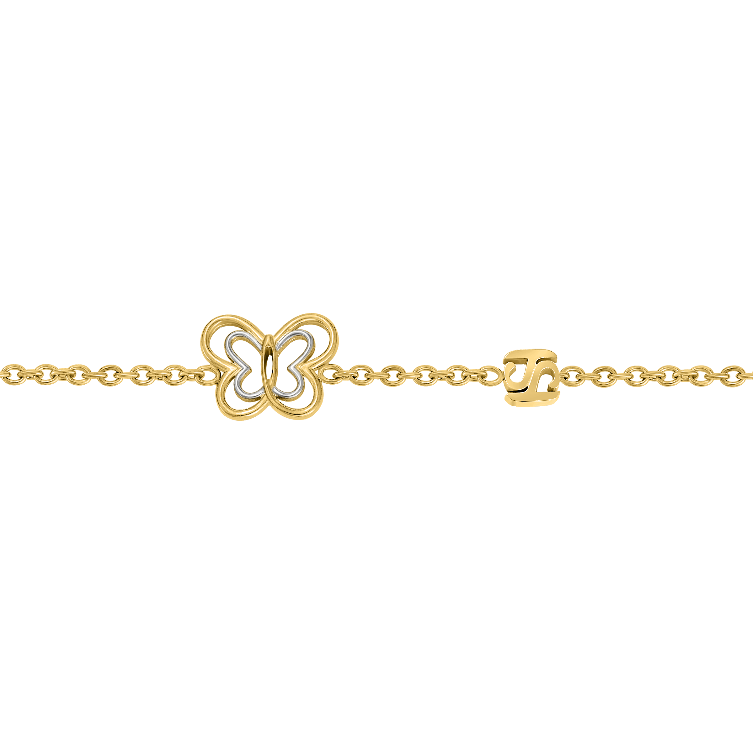 Saint Honoré Orsay Cut-Out Butterfly Gold-Plated Bracelet