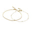 Buckley London Set Of Two Gold Chain Bracelet Imitation Gold + Ecoating