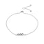 Buckley London Silver Adjustable Pebble Bracelet Silver