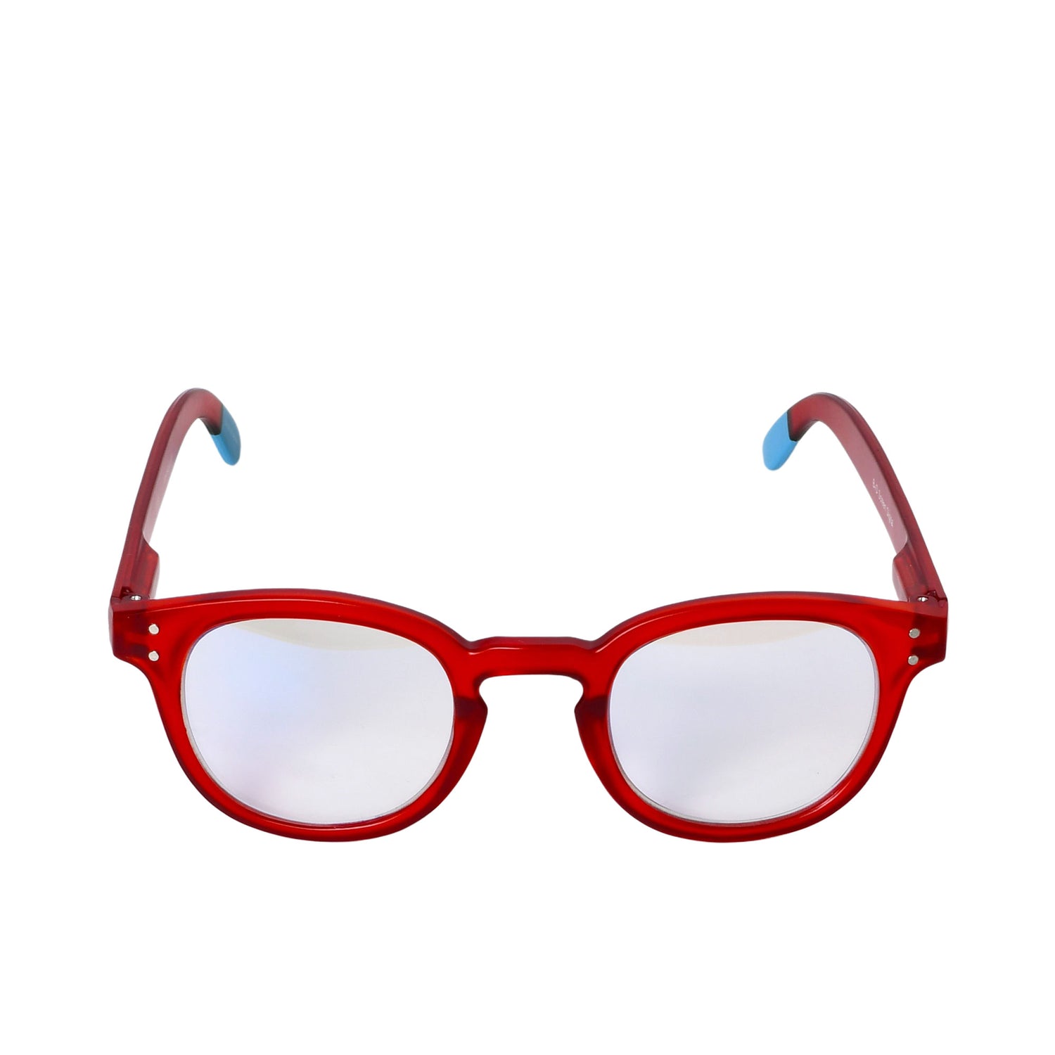 B+D Classic Round Frame Red Glasses with UV400 Protection B+D Classic Round Frame Red Glasses with UV400 Protection
