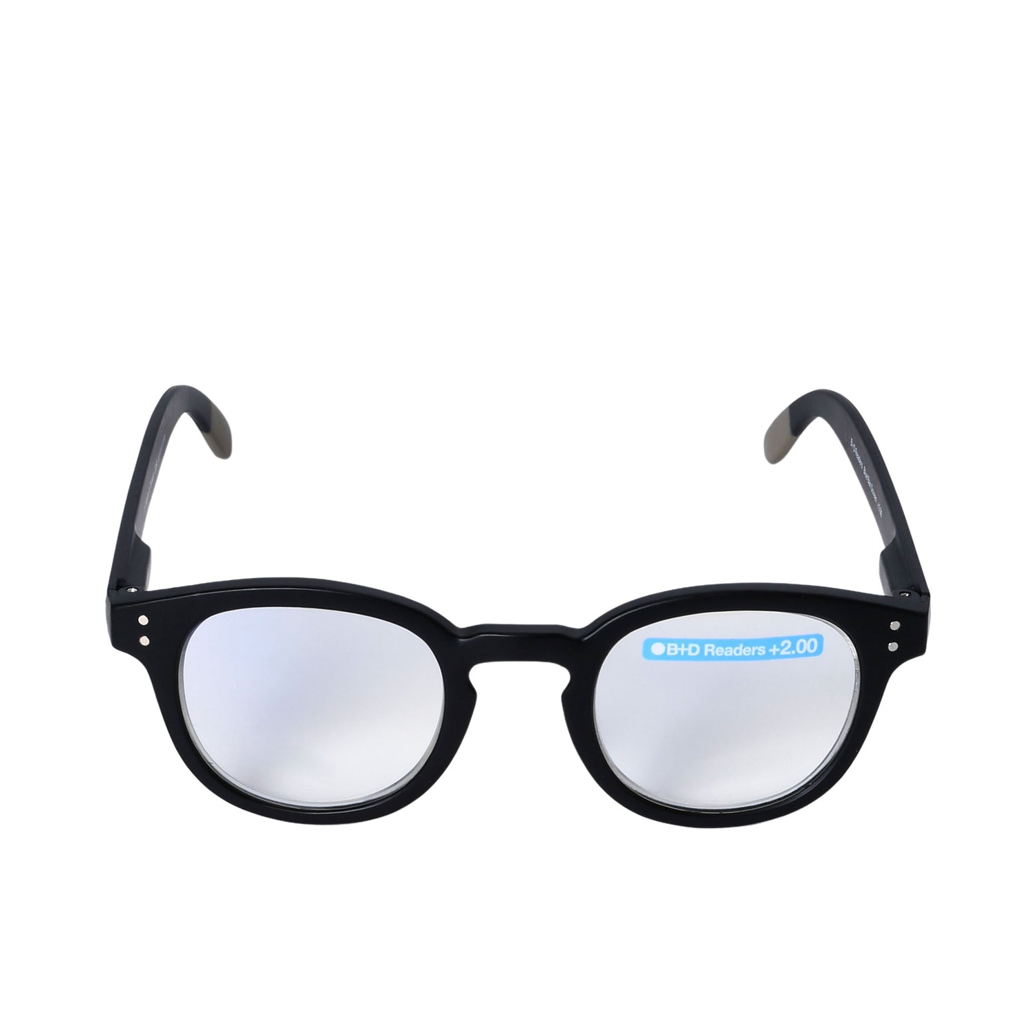 B+D Black Round Reading Glasses B+D Black Round Reading Glasses