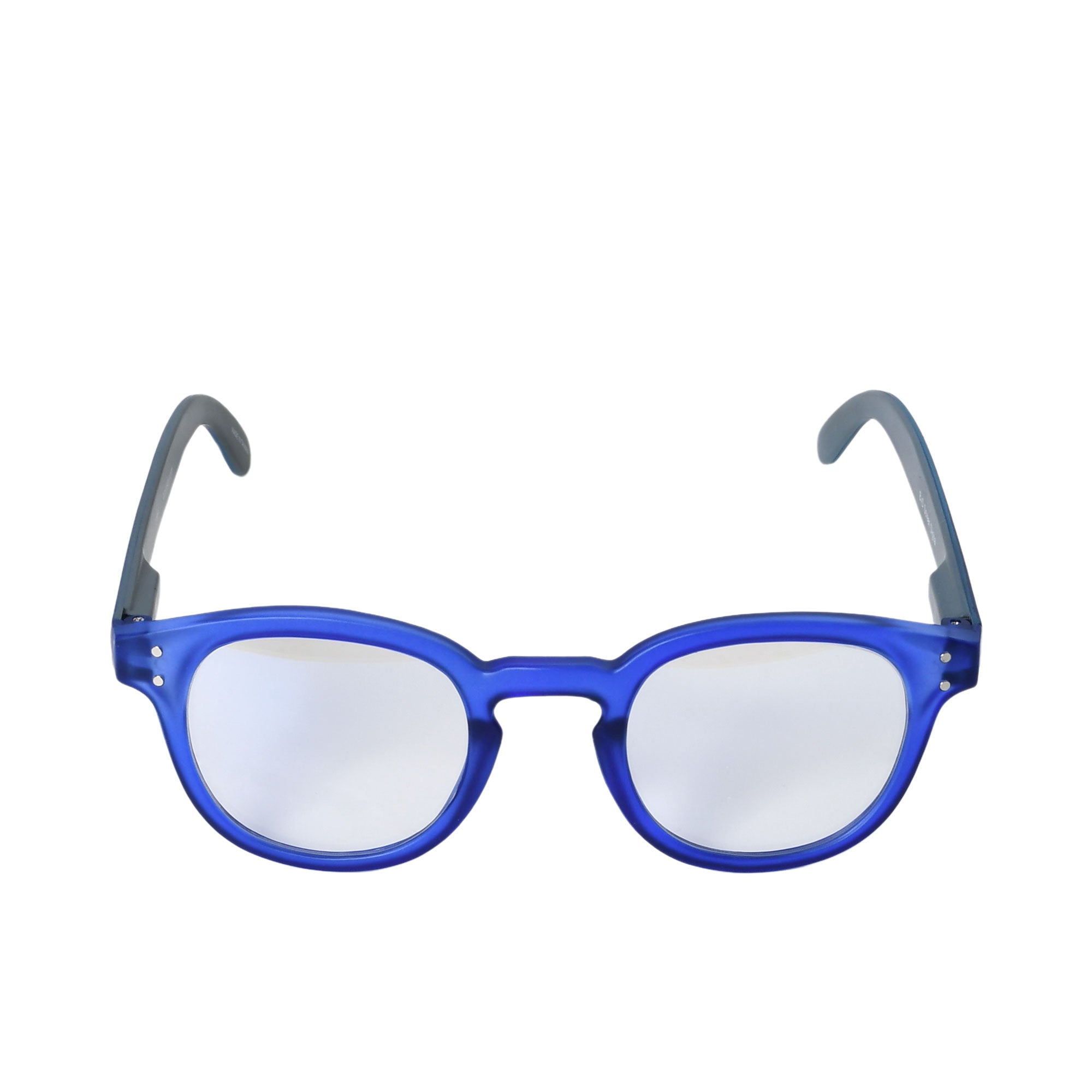 B+D Unisex Blue Reading Glasses with UV400 Protection — Order Online Today.