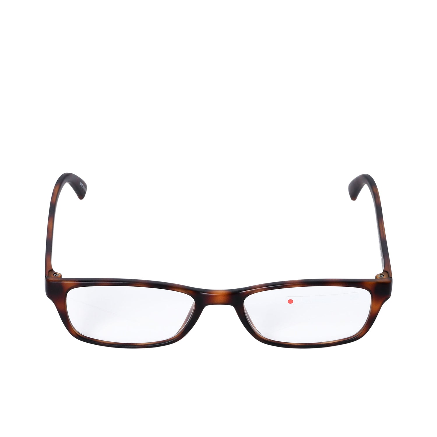 B+D Unisex Brown Tortoise Rectangular Reading Glasses with Clear Lenses — Now Online.