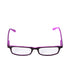 B+D Unisex Purple Rectangular Reading Glasses with Clear Lenses — Find Online Today.