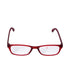 B+D Unisex Red Rectangular Reading Glasses with Clear Lenses — Order Online Today.