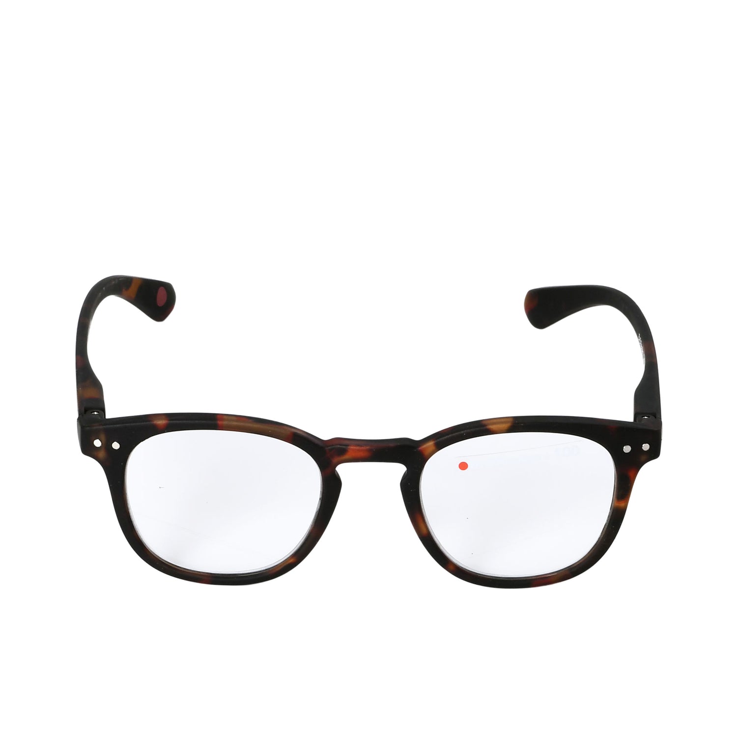 B+D Unisex Tortoise Round Reading Glasses with Clear Lenses — Now Available Online.