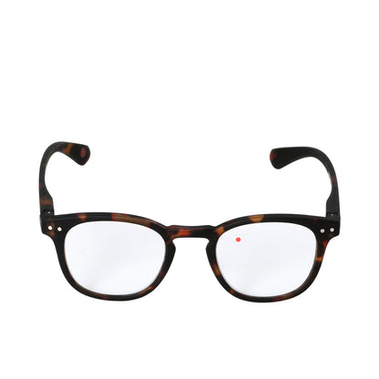 B+D Unisex Tortoise Round Reading Glasses with Clear Lenses — Now Available Online.