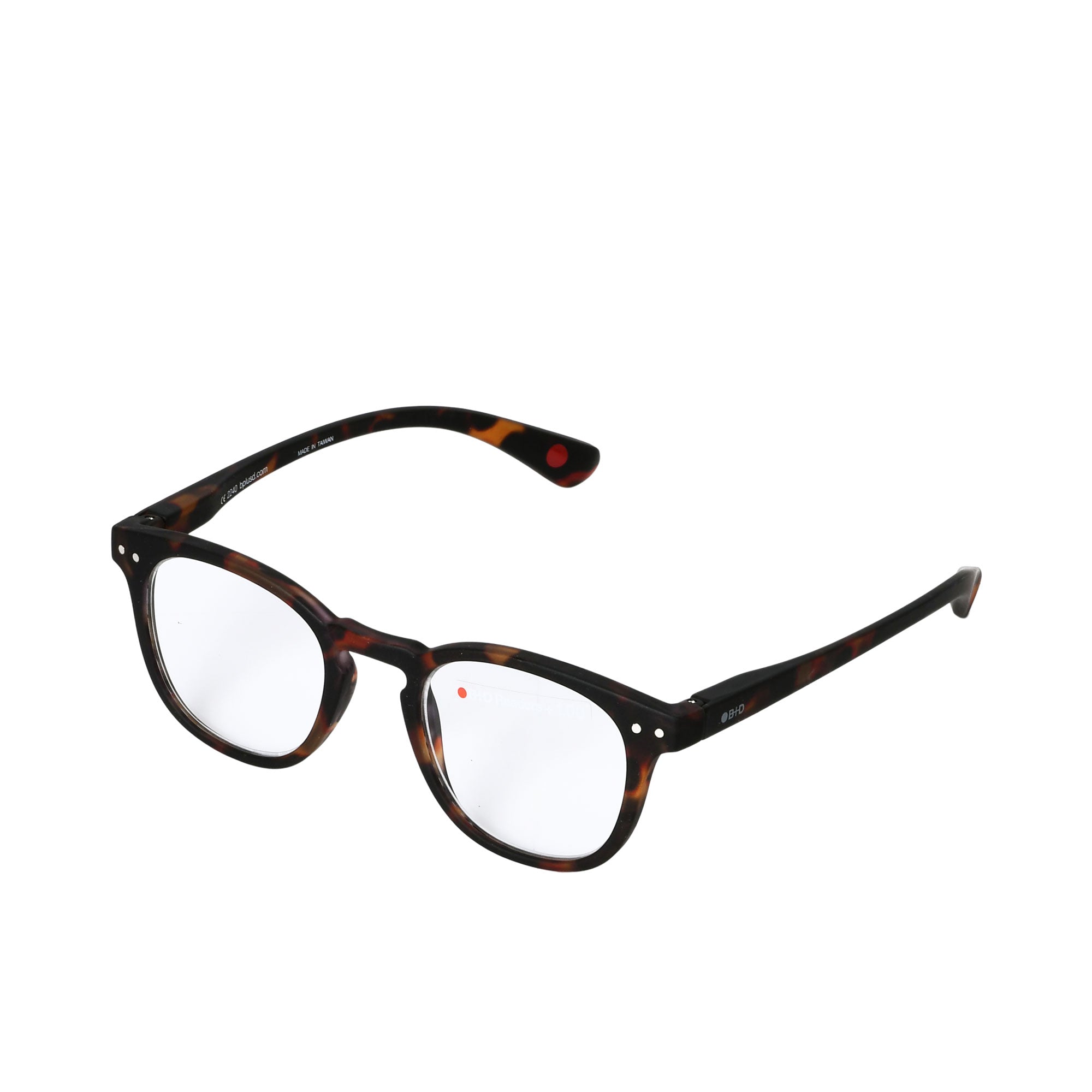 B+D Tortoise Round Reading Glasses Secondary image