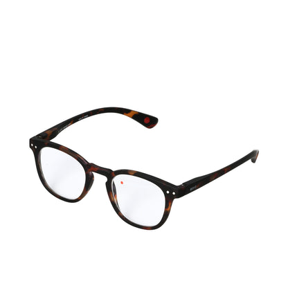 B+D Unisex Tortoise Round Reading Glasses with Clear Lenses — Now Available Online.