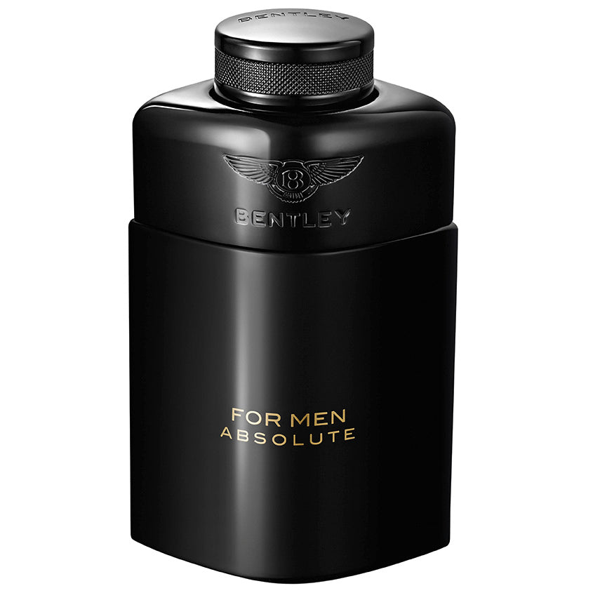 Bentley Absolute Eau de Parfum for Men 100ml in a sleek black bottle, available for online purchase at Paris Gallery Qatar