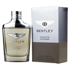 Bentley Infinite Intense Eau de Parfum for Men 100ml in a premium glass bottle with silver detailing, available for online purchase at Paris Gallery Qatar