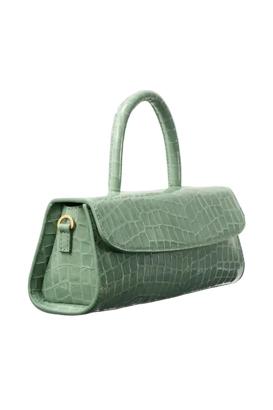 By Far Women's Mini Longa Croco-Embossed Leather Top Handle Bag Secondary image