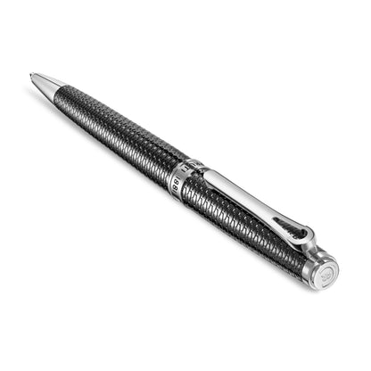 Cerruti Giovanni Black Lacquer Pen with Stainless Steel Trims