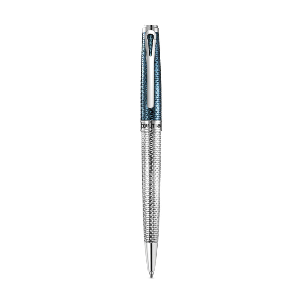 Giovanni Silver/ Blue Pen