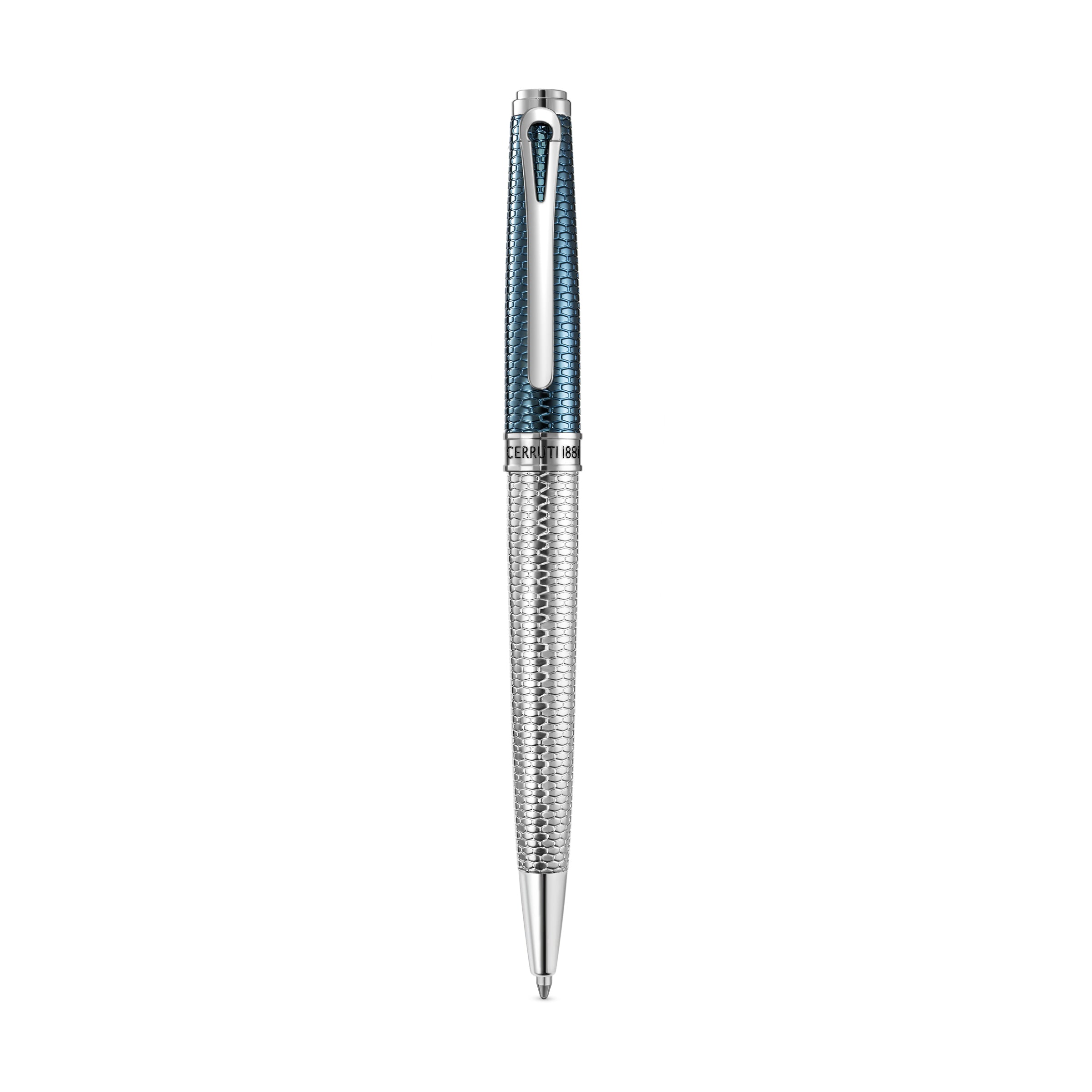 Giovanni Silver/ Blue Pen