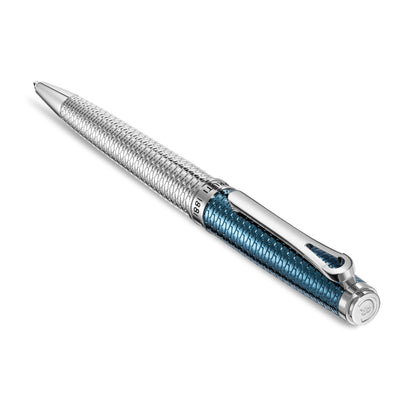 Giovanni Silver/ Blue Pen