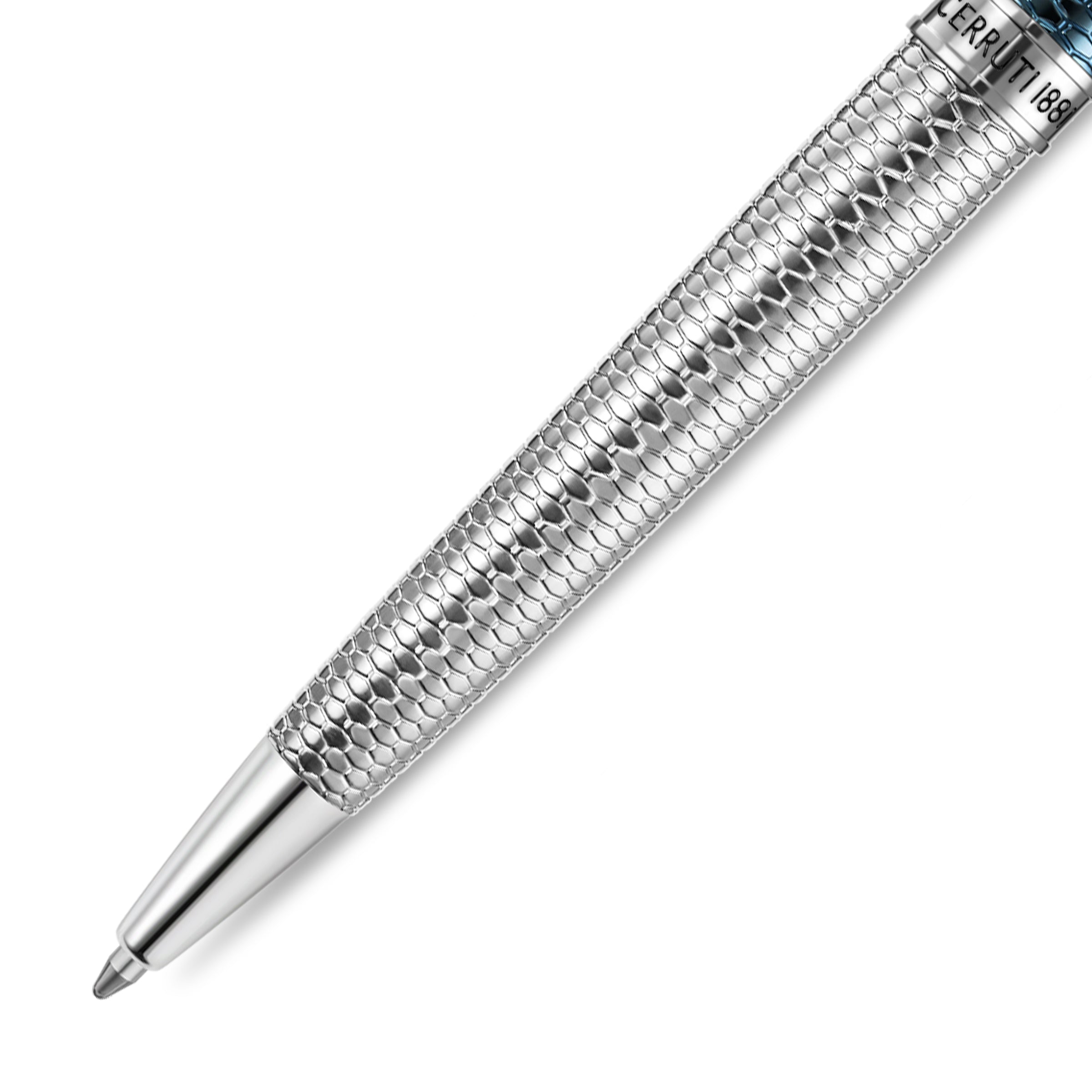 Giovanni Silver/ Blue Pen