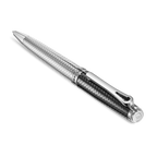 Cerruti 1881 Silver and Gunmetal Textured Ballpoint Pen