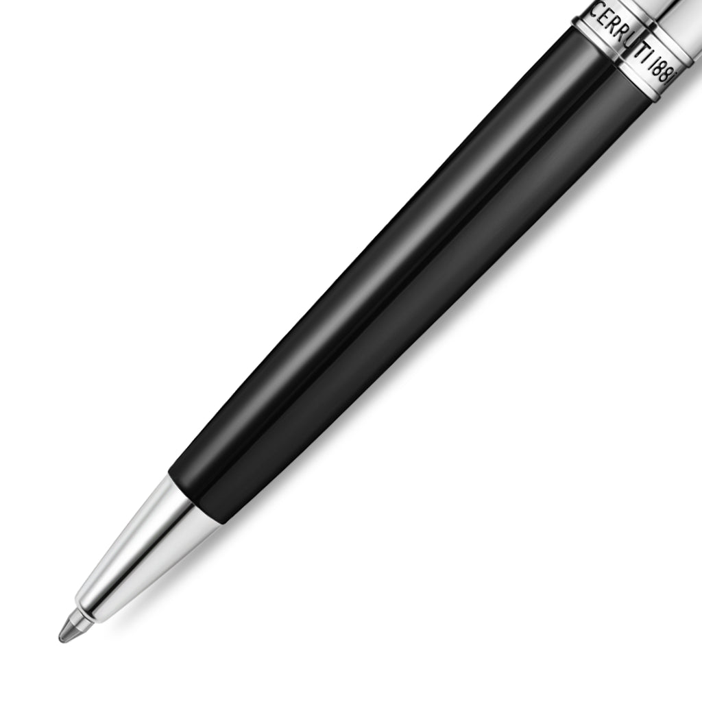 Cerruti Marco Black Enamel & Stainless Steel Pen