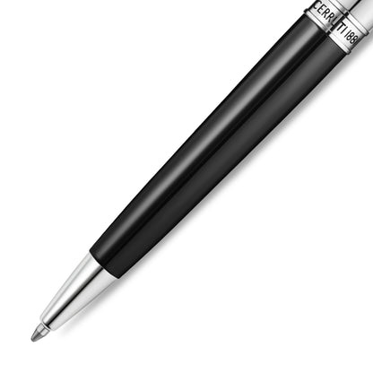 Cerruti Marco Black Enamel &amp; Stainless Steel Pen