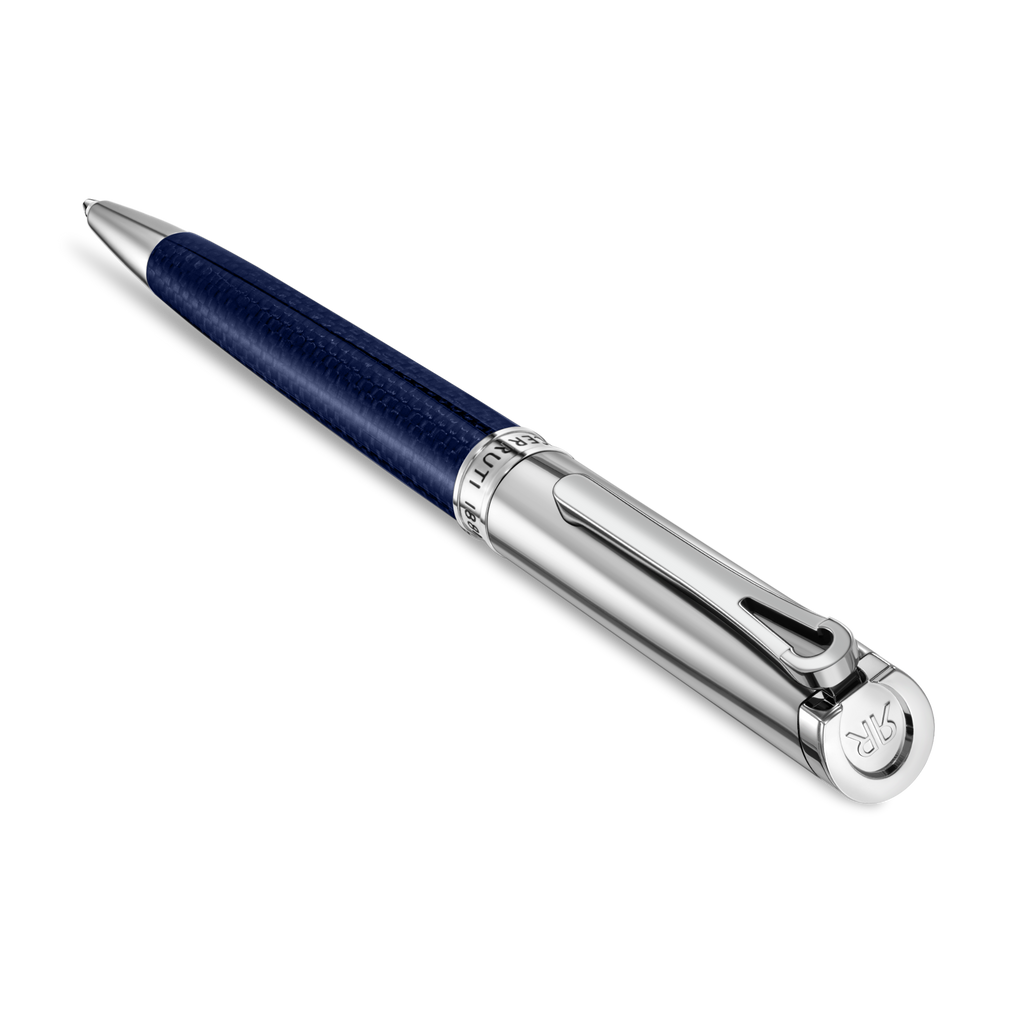 MARCO HALF AND HALF BLUE CARBON FIBER PEN