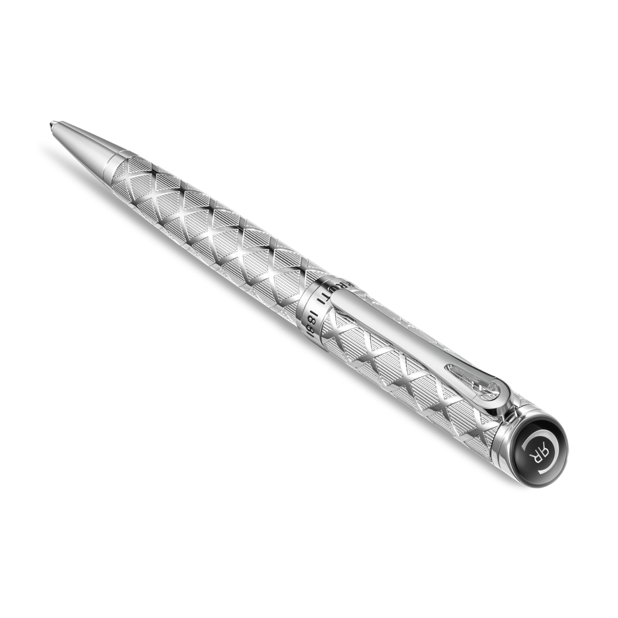 Mario Pen Diamond Pattern Design شعار مميز الكتابة الأنيقة