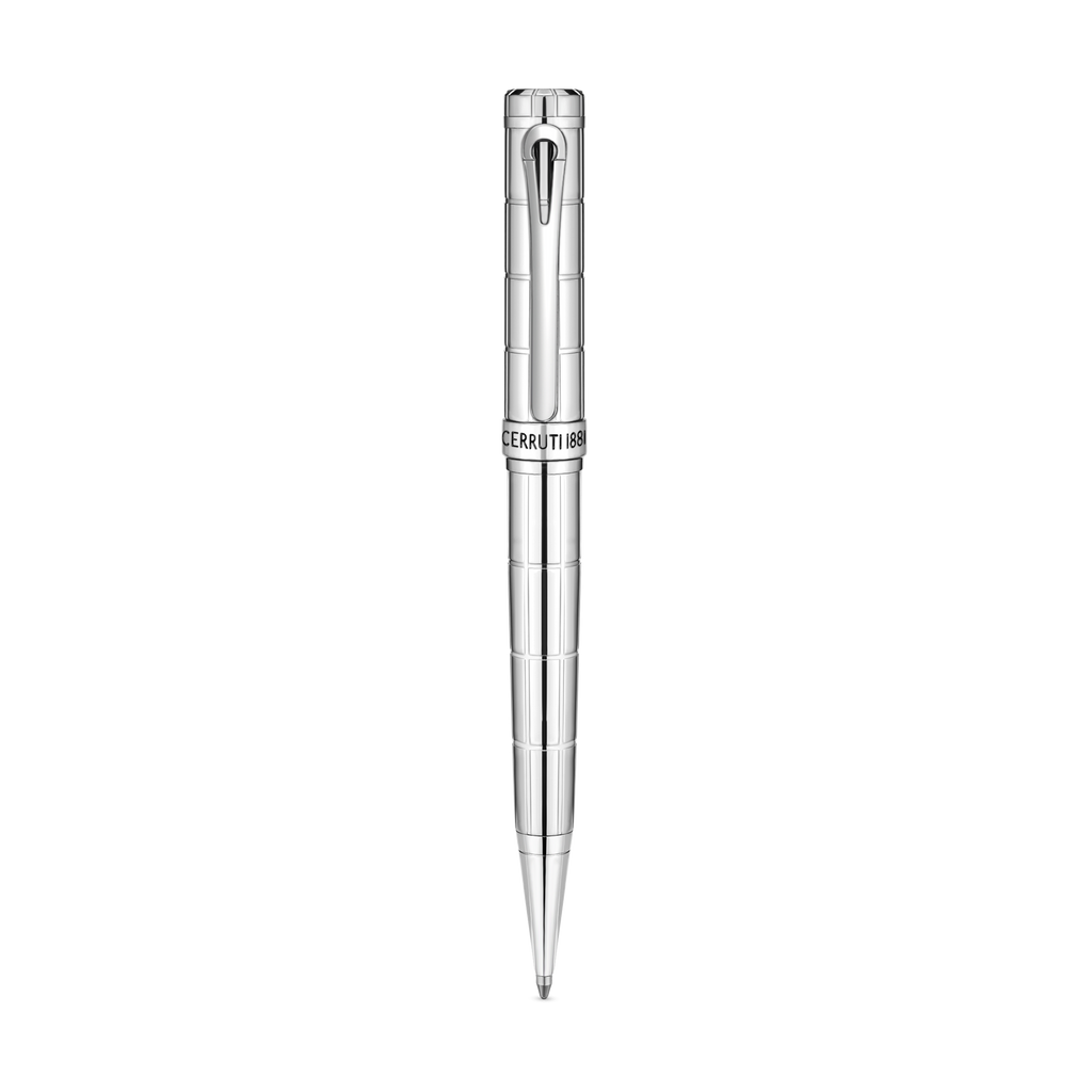 Cerruti Carlo Stainless Steel Patterned Pen