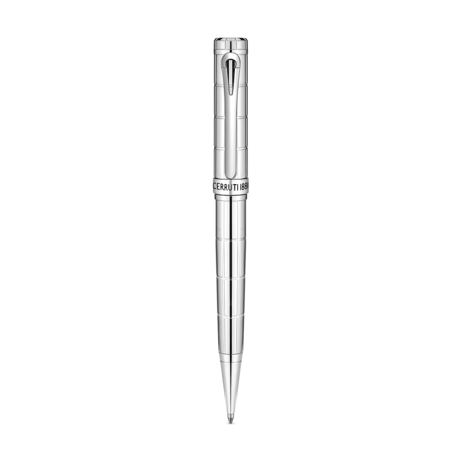 Cerruti Carlo Stainless Steel Patterned Pen