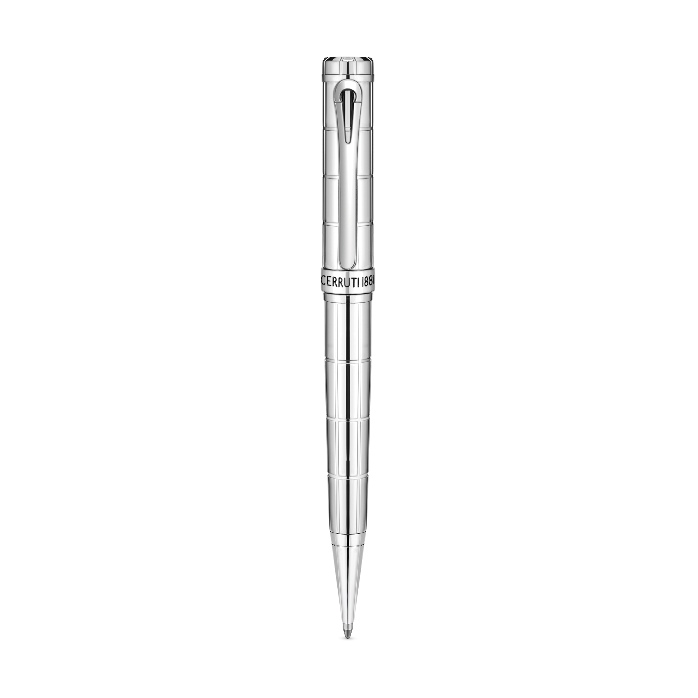 Cerruti Carlo Stainless Steel Patterned Pen