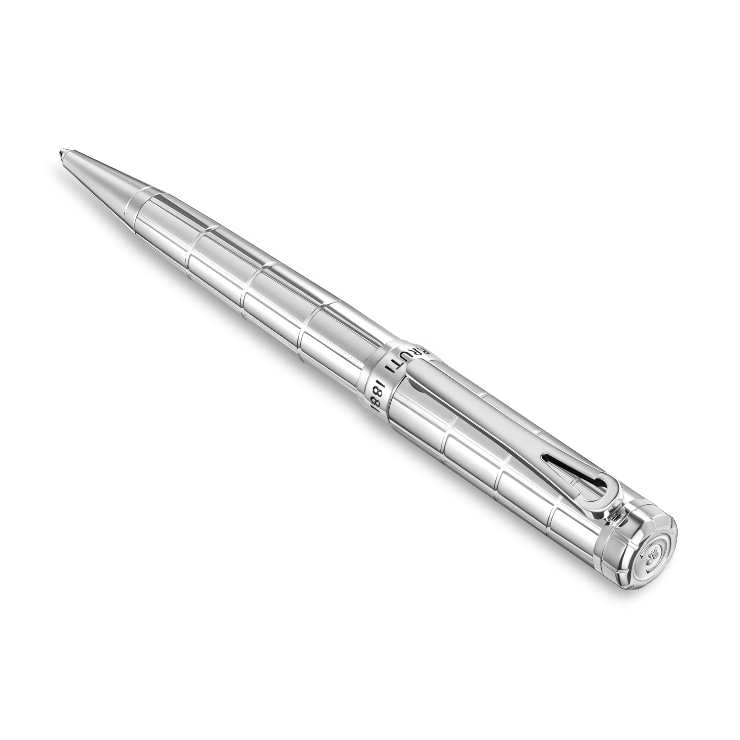 Cerruti Carlo Stainless Steel Patterned Pen