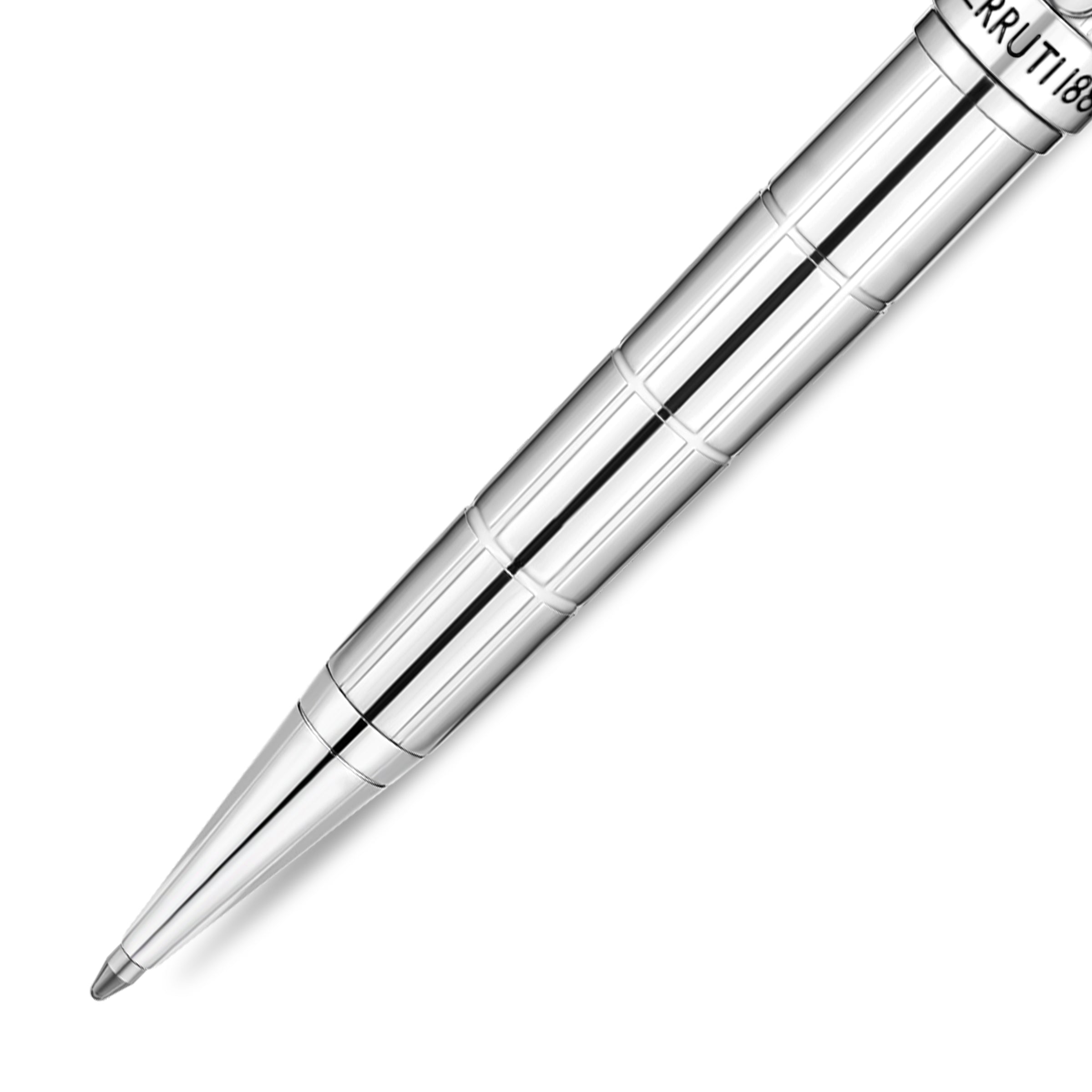 Cerruti Carlo Stainless Steel Patterned Pen Secondary image