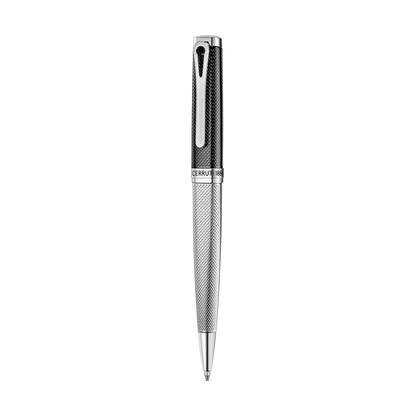 Cerruti Enzo Square Black &amp; Stainless Steel Pen
