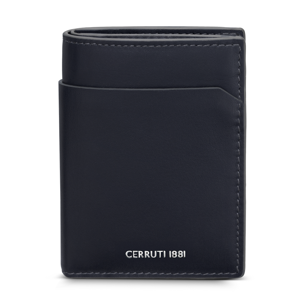 Cerruti Gents Wallet In Genuine Leather Blue