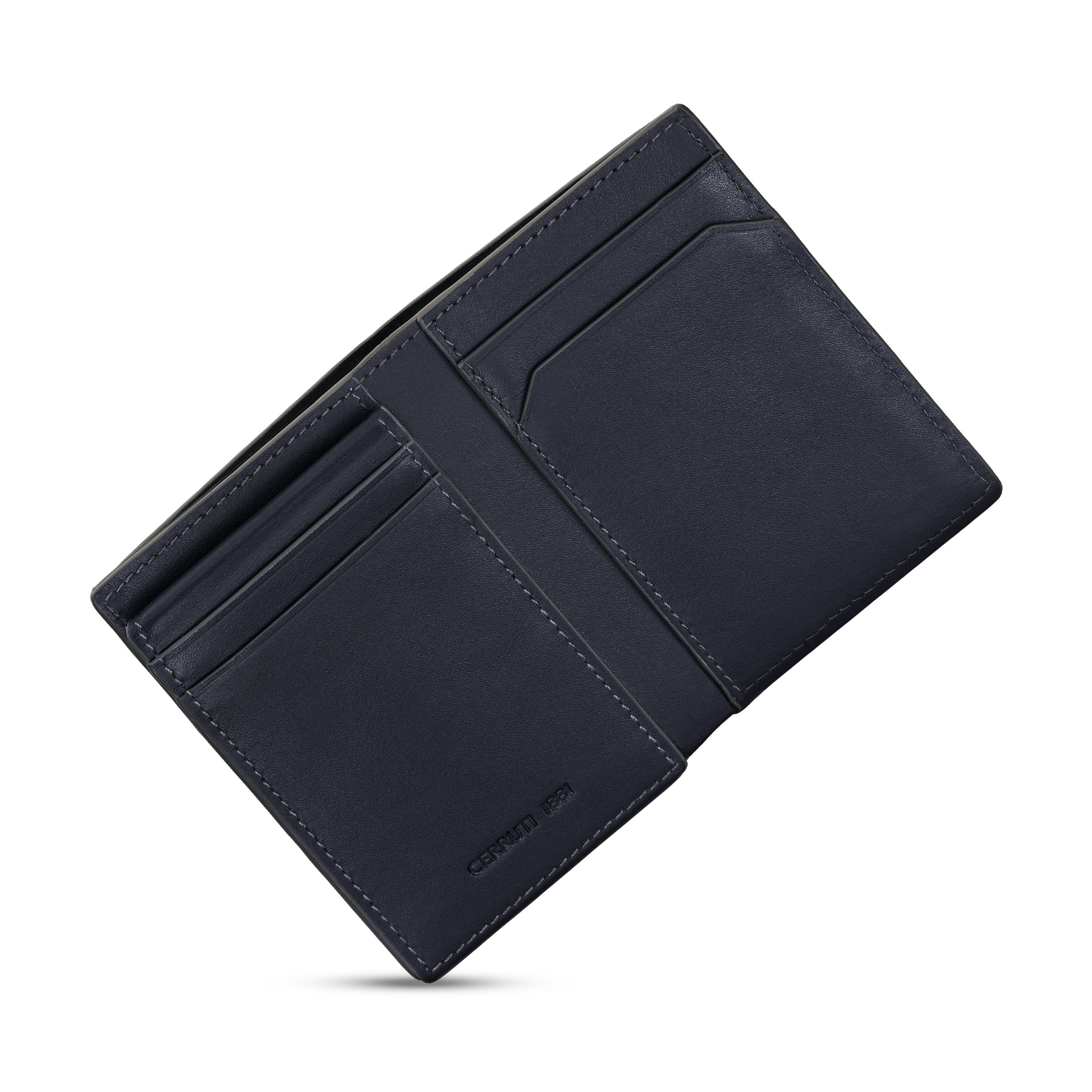Cerruti Gents Wallet In Genuine Leather Blue