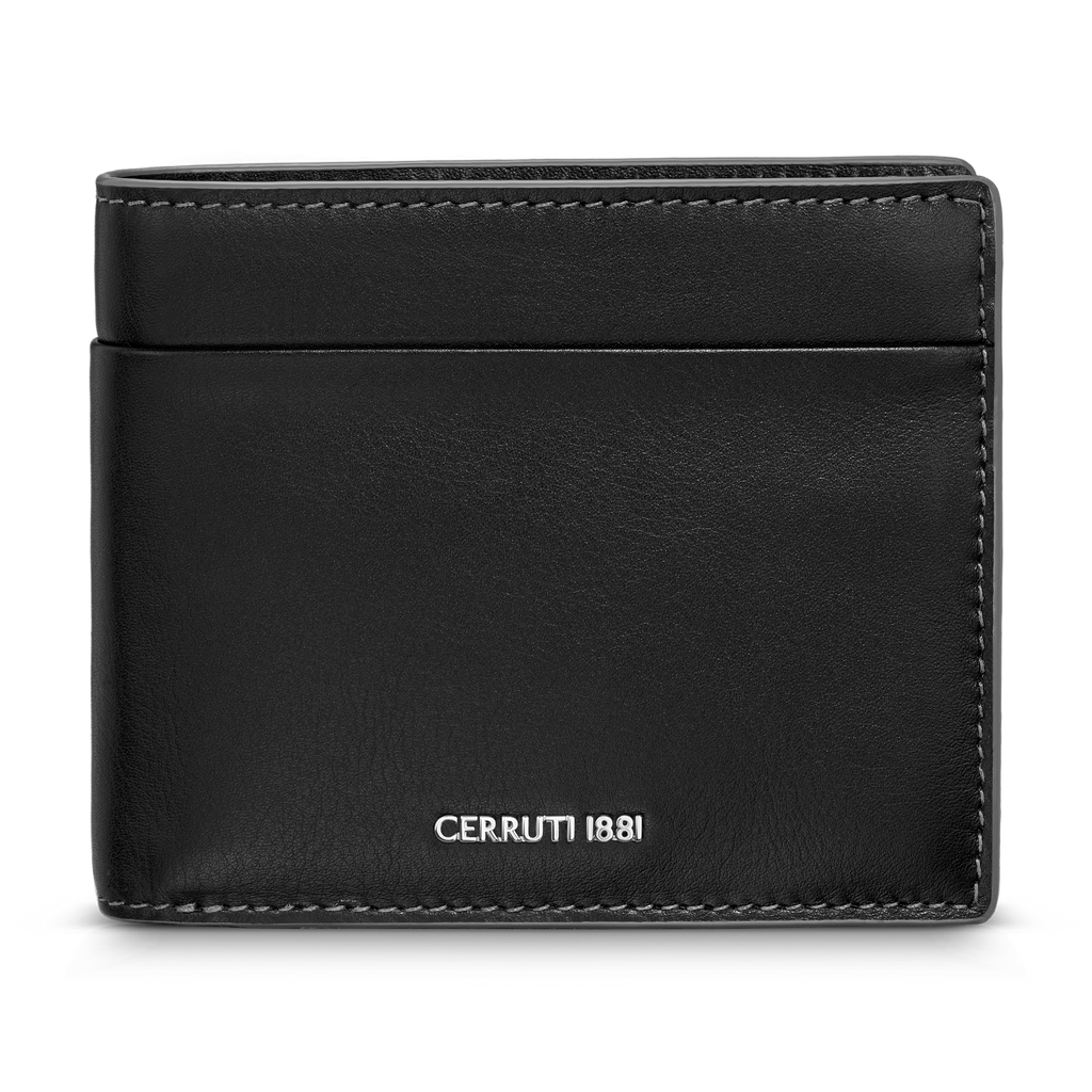 Cerruti Gents Wallet In Genuine Leather Black