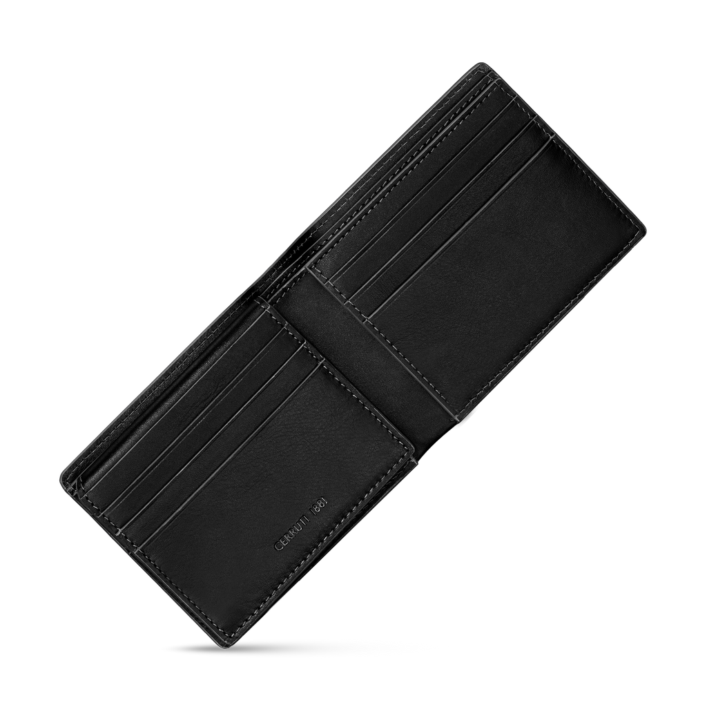 Cerruti Gents Wallet In Genuine Leather Black