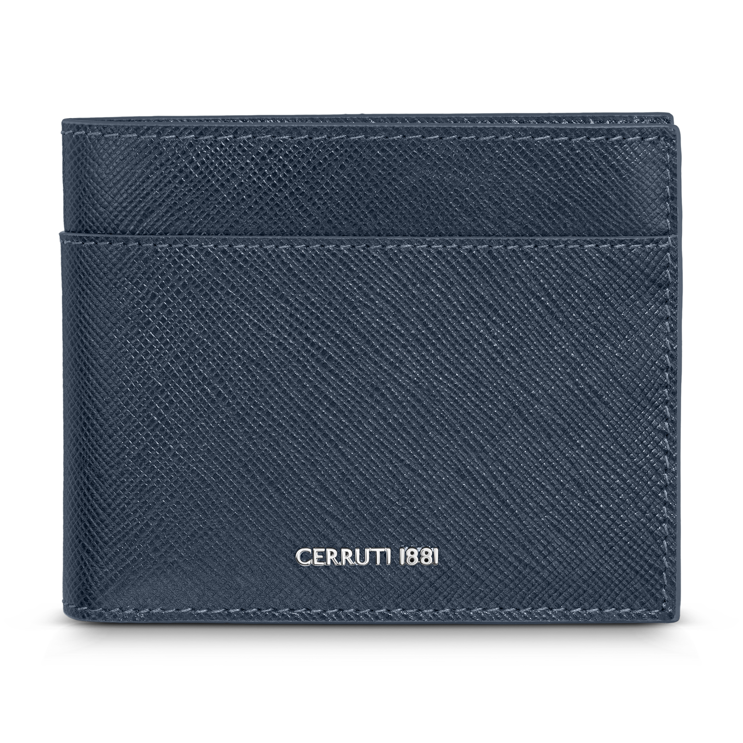 Cerruti Gents Wallet In Genuine Leather Navy Main image