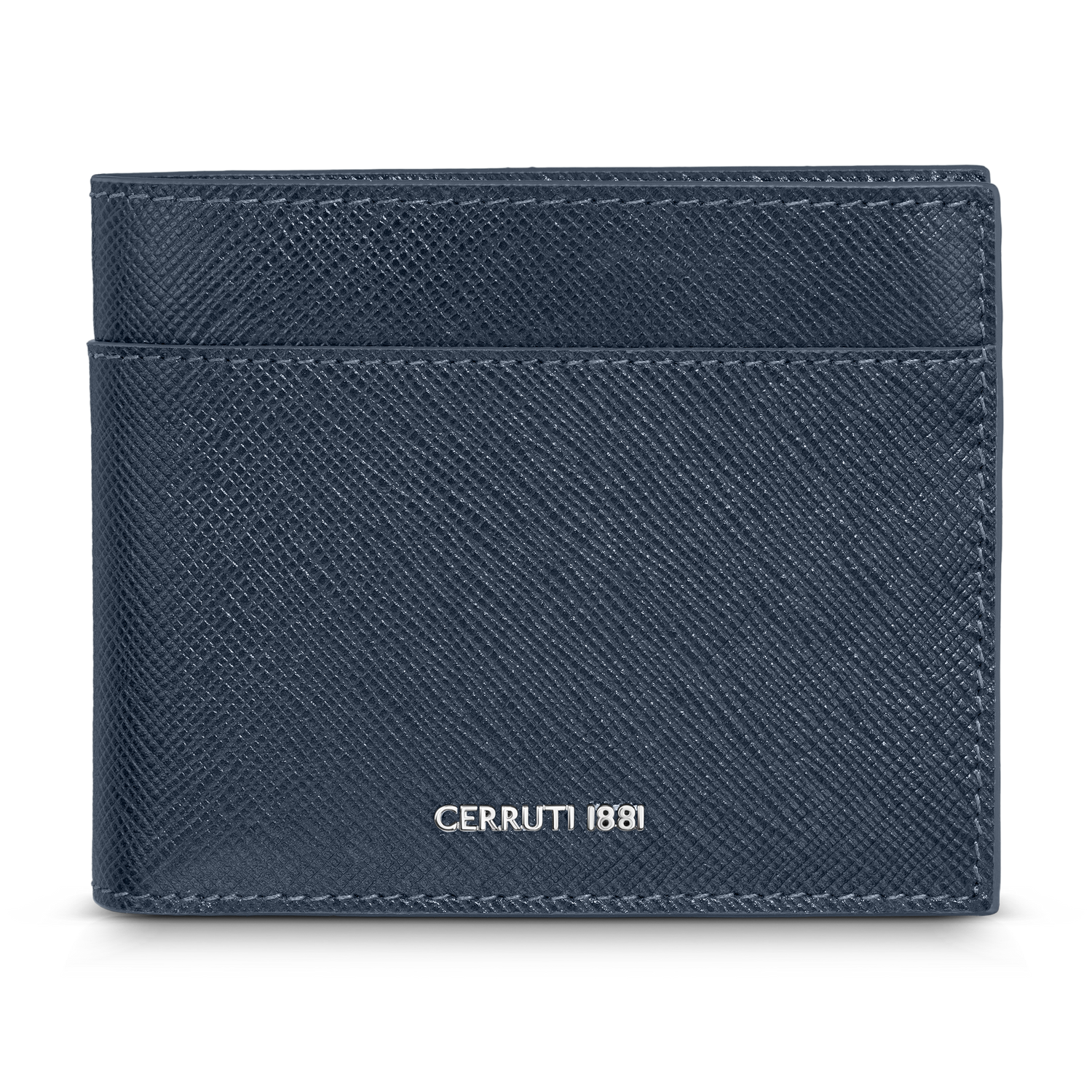 Cerruti Gents Wallet In Genuine Leather Navy