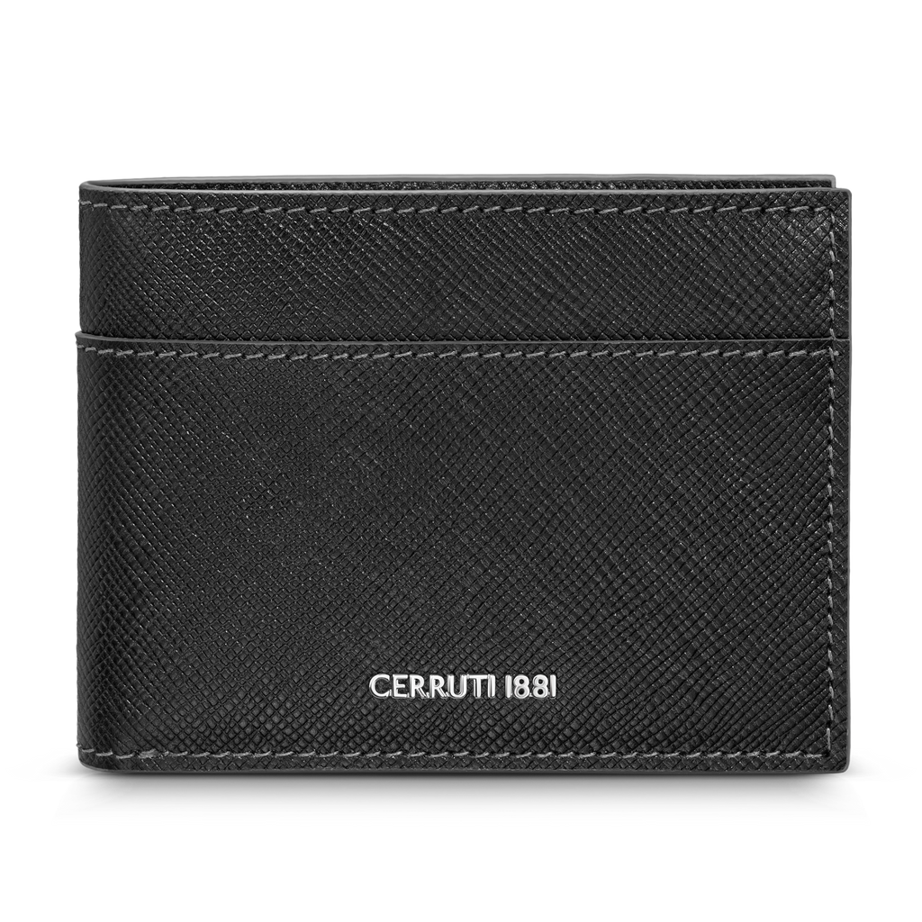 Cerruti Gents Wallet In Genuine Black Leather