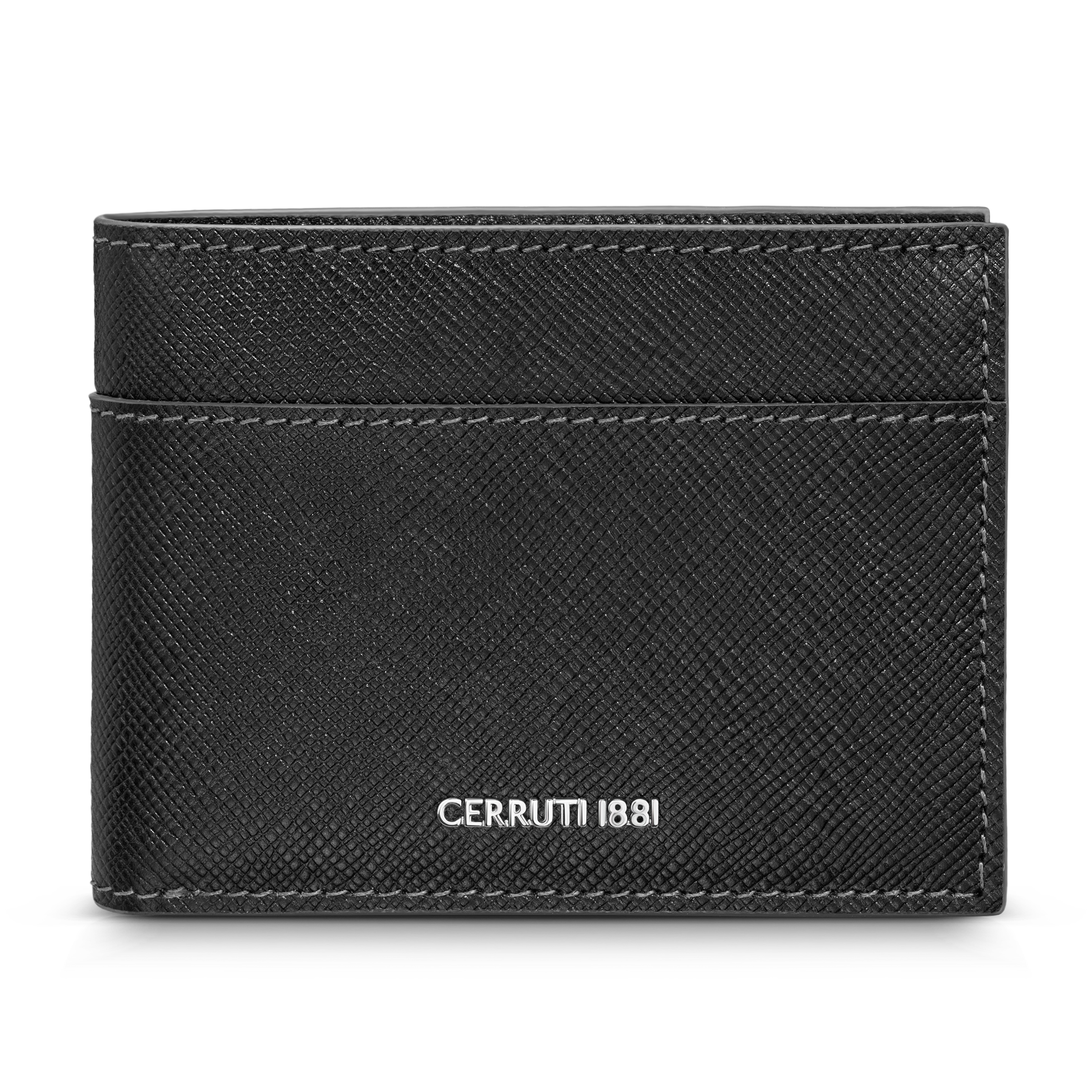 Cerruti Gents Wallet In Genuine Black Leather