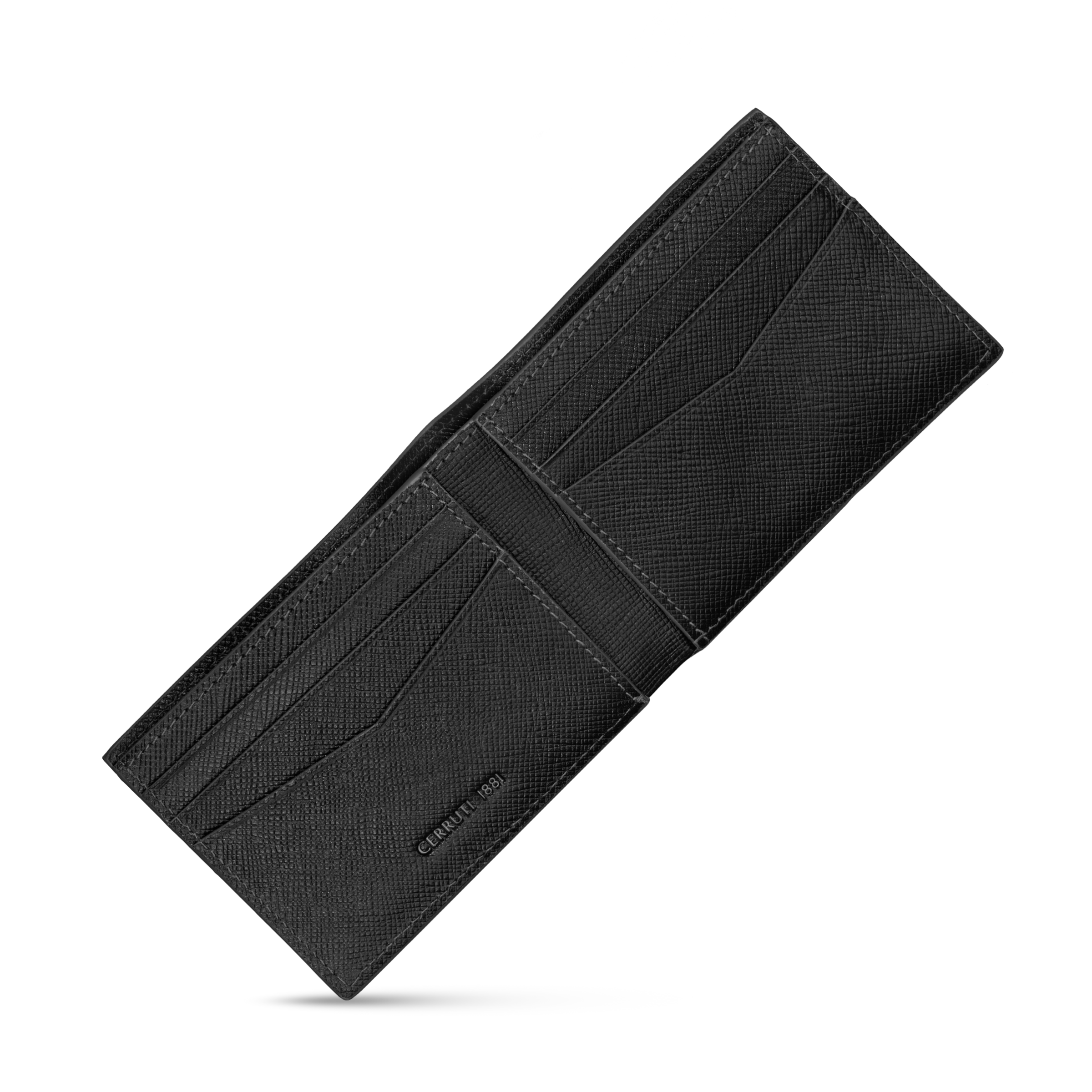 Cerruti Gents Wallet In Genuine Black Leather