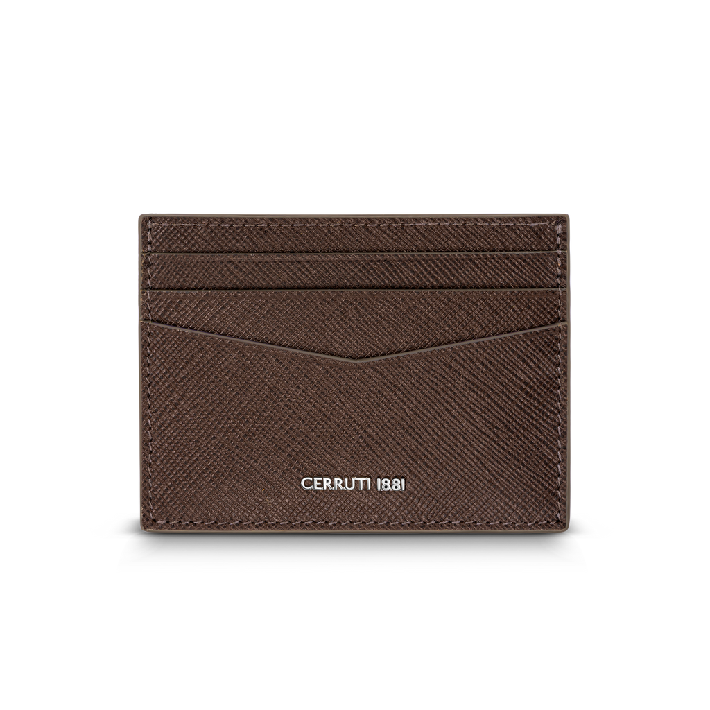 Cerruti Gents Cardholder In Leather Genuine Leather