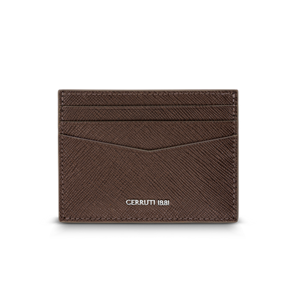 Cerruti Gents Cardholder In Leather Genuine Leather