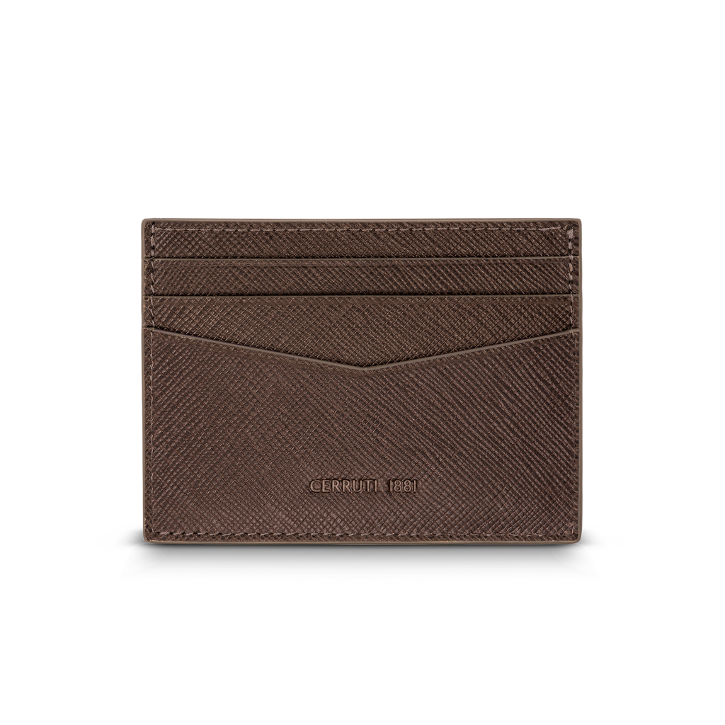 Cerruti Gents Cardholder In Leather Genuine Leather