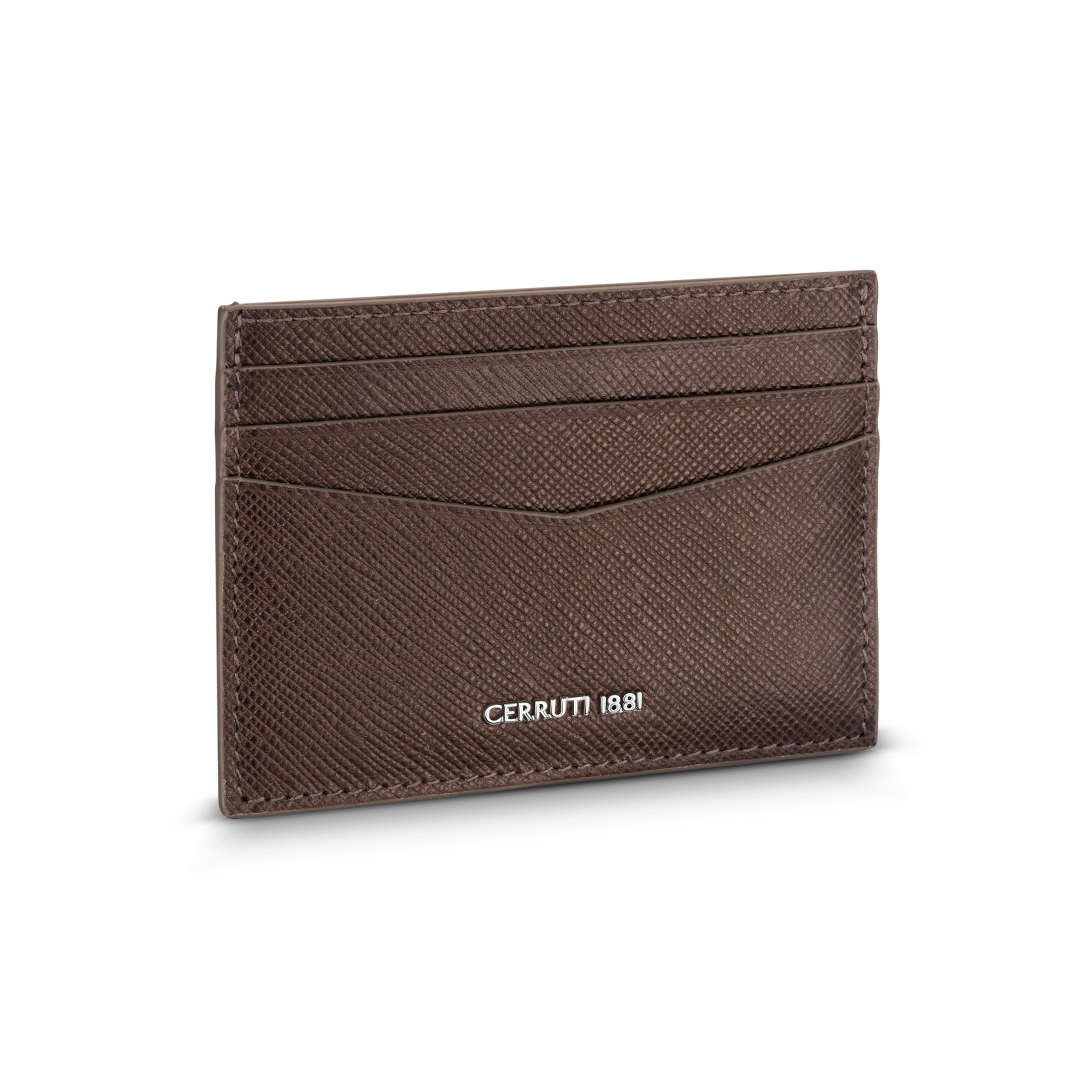 Cerruti Gents Cardholder In Leather Genuine Leather